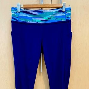 Lululemon size 8 leggings with side pockets